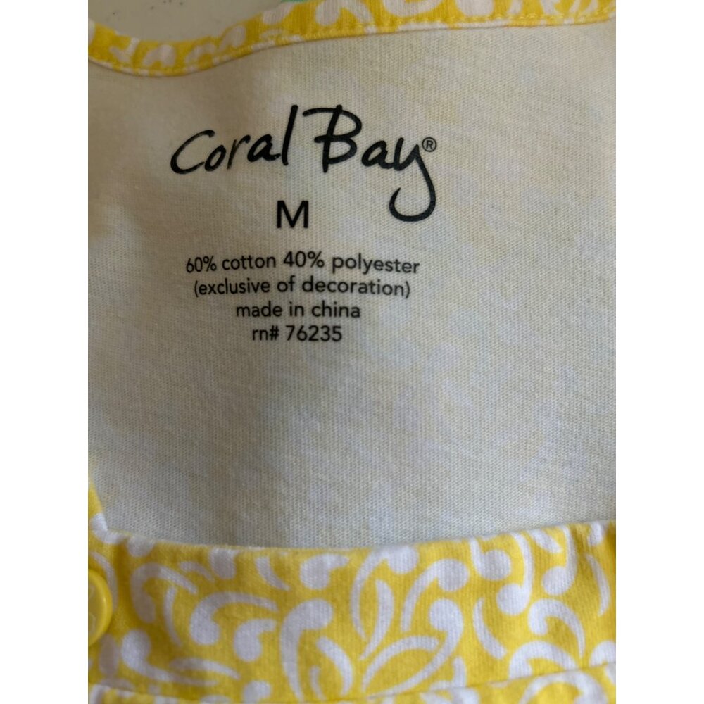 Coral Bay Tops, Bundle Of 3, Floral Print, Size Medium - Picture 11 of 12